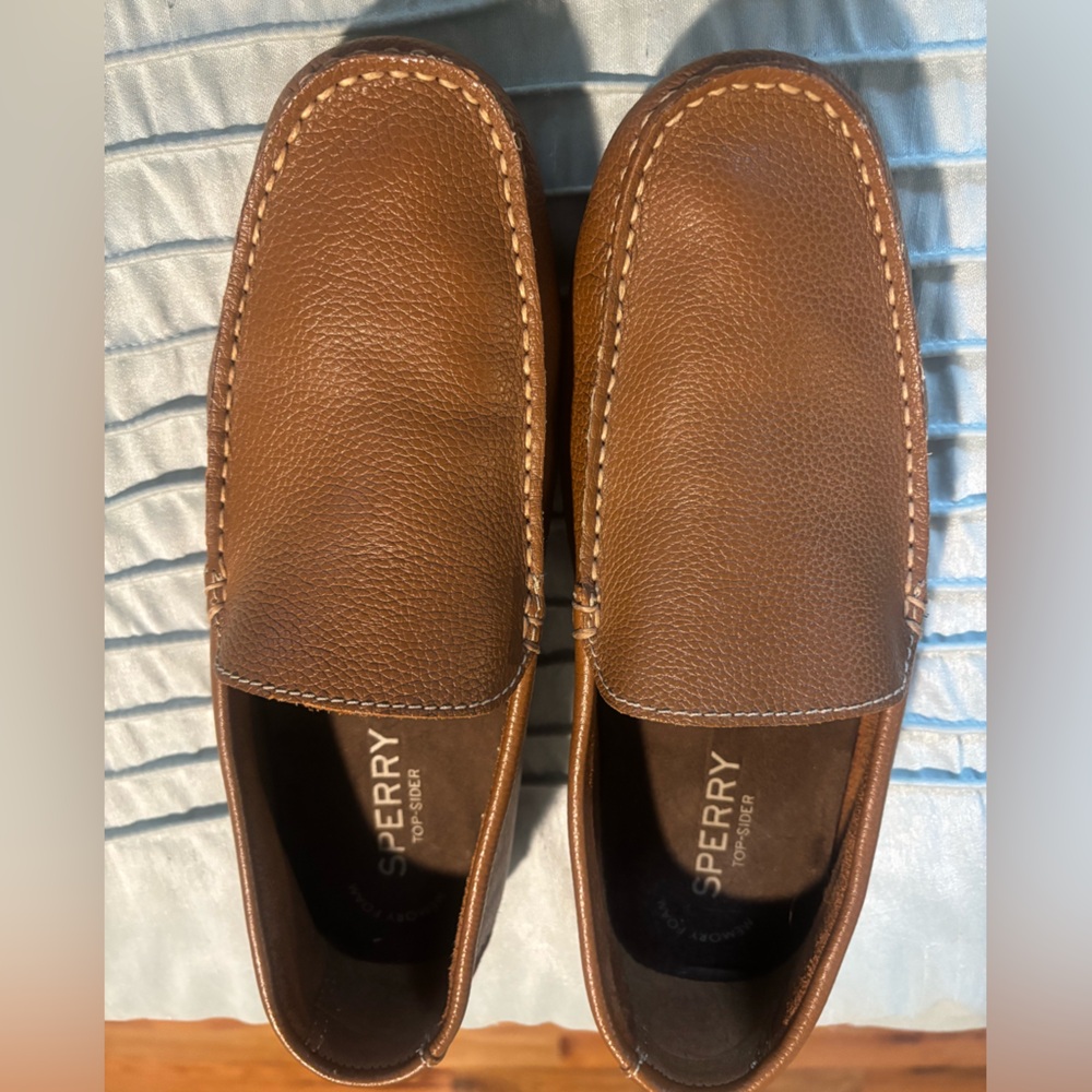 Sperry Brown Moccasin-Style Leather Loafers